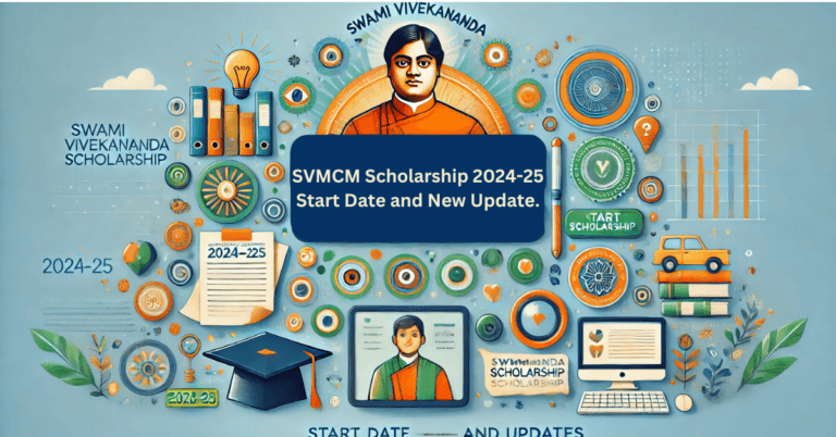 SVMCM Scholarship 2024-25 Start Date
