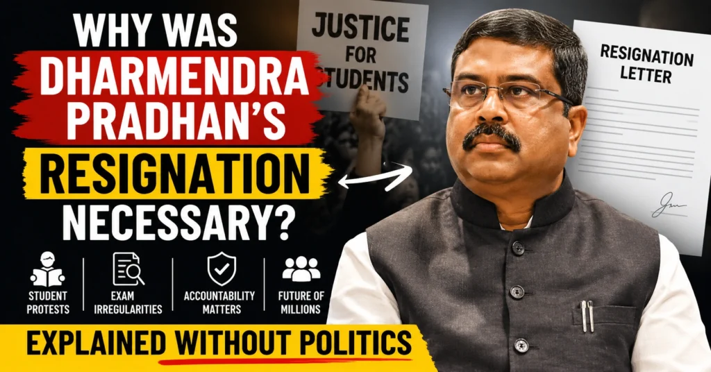 Dharmendra Pradhan's Resignation
Dharmendra Pradhan resignation, Why Dharmendra Pradhan resigned, Education Minister resignation, NEET controversy 2026, Exam paper leak India, Student protests India, Education reforms India, Latest political news India, Google Discover news, Dharmendra Pradhan latest news