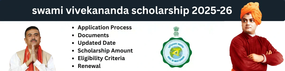swami vivekananda scholarship 2025-26